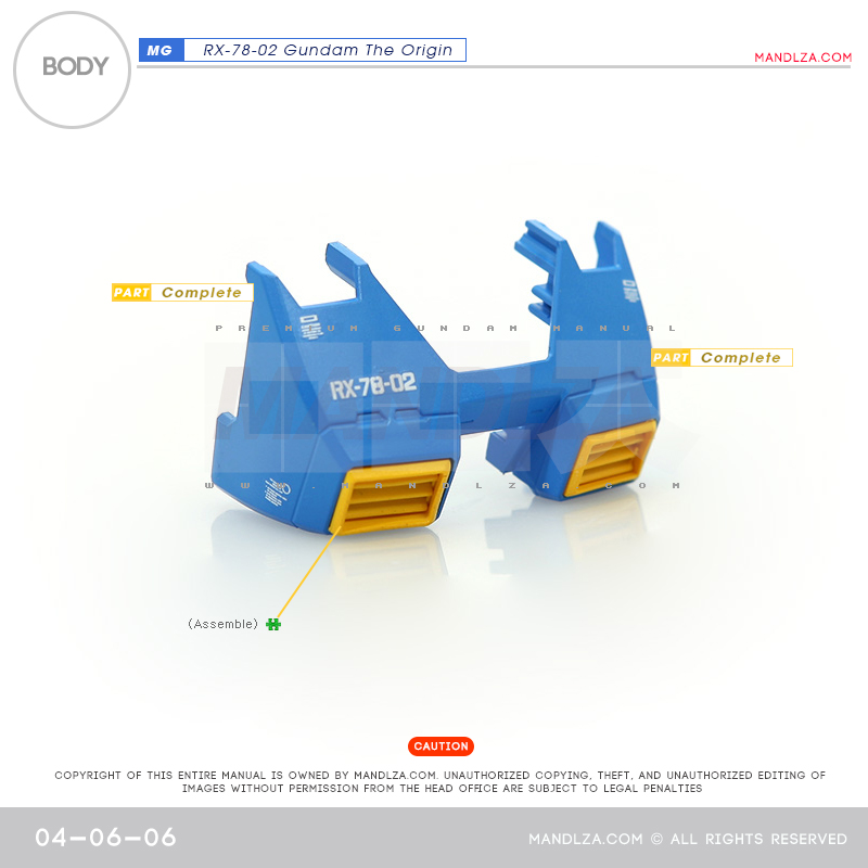 MG] RX78 The Origin BODY 04-06