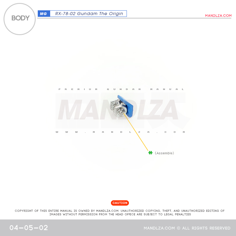 MG] RX78 The Origin BODY 04-05