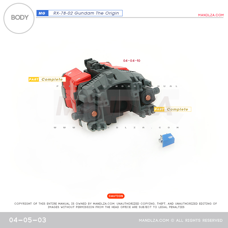 MG] RX78 The Origin BODY 04-05
