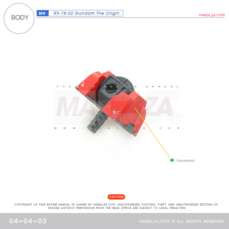 MG] RX78 The Origin BODY 04-04