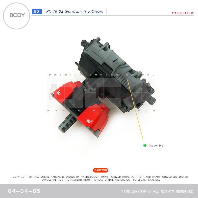 MG] RX78 The Origin BODY 04-04