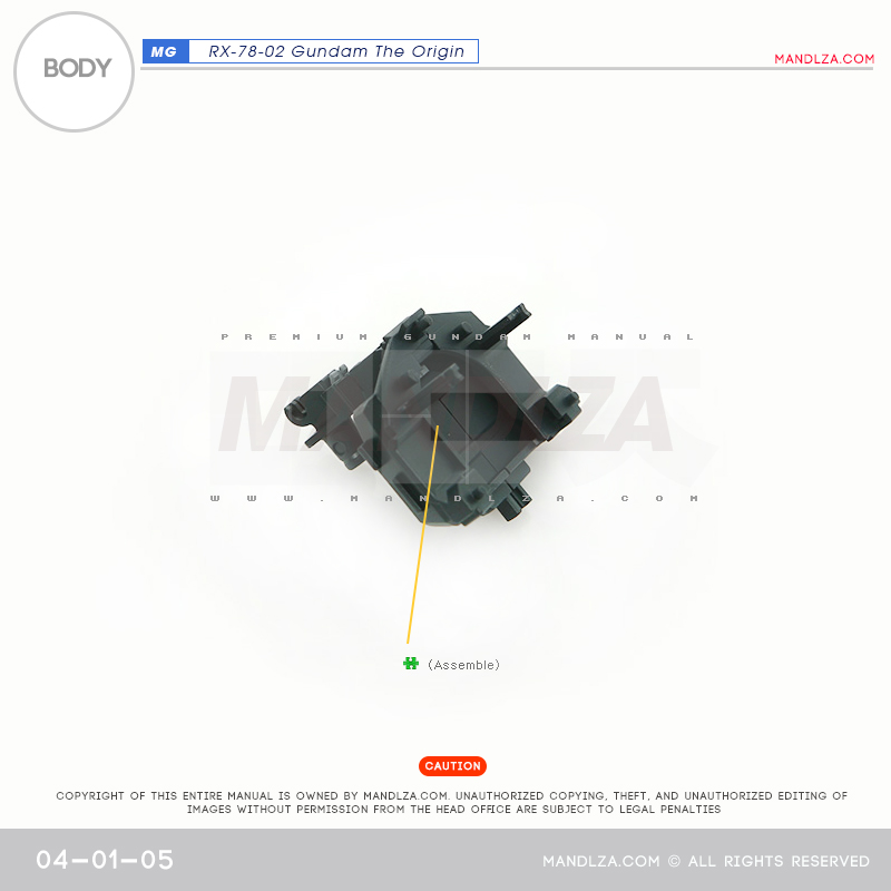 MG] RX78 The Origin BODY 04-01