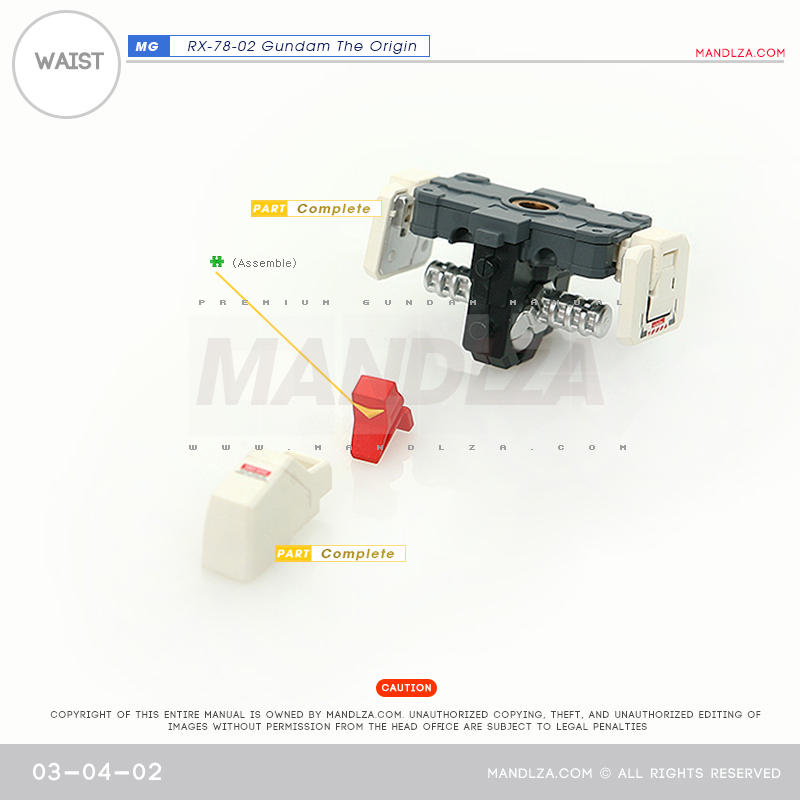 MG] RX78 The Origin WAIST 03-04