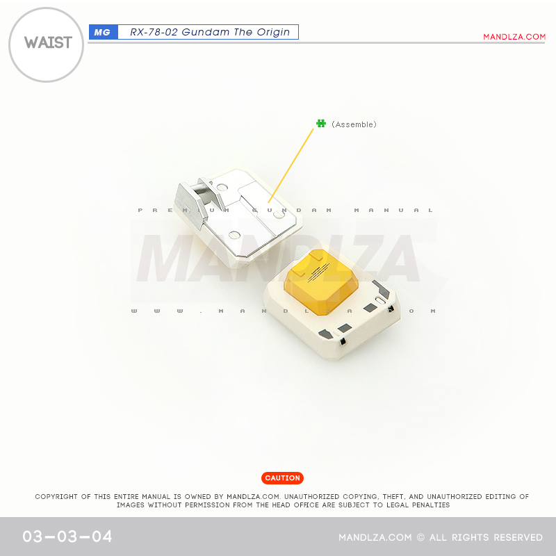 MG] RX78 The Origin WAIST 03-03