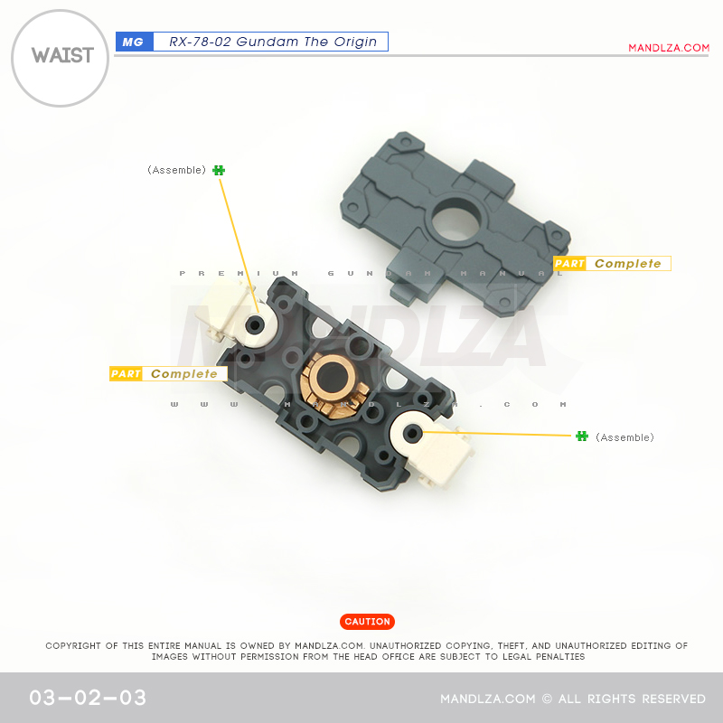 MG] RX78 The Origin WAIST 03-02
