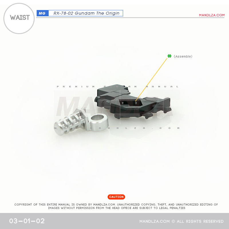 MG] RX78 The Origin WAIST 03-01