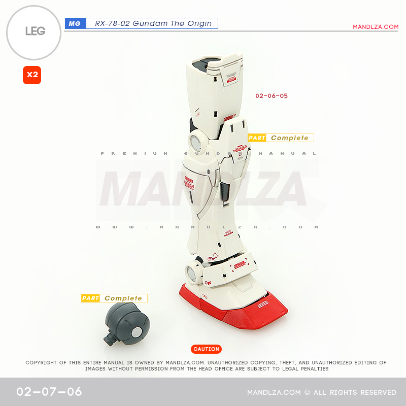 MG] RX78 The Origin LEG 02-07