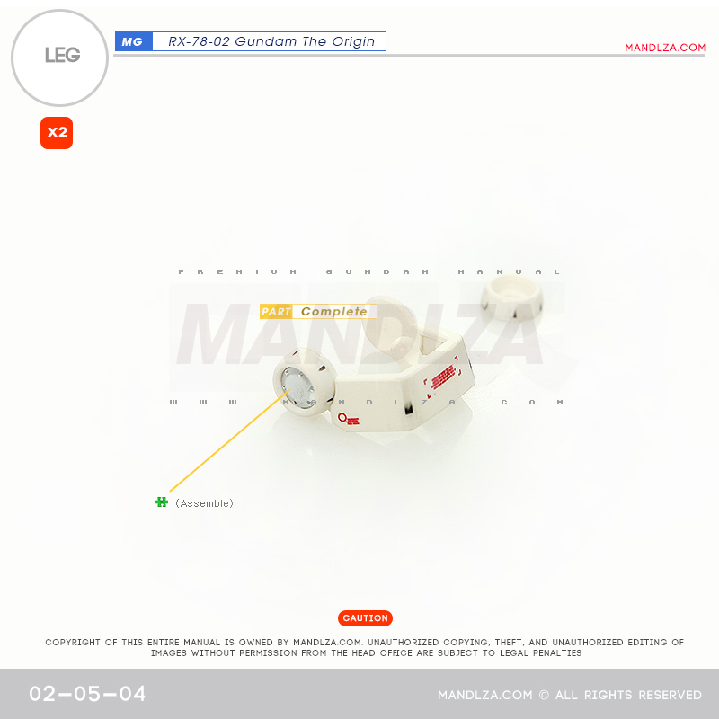 MG] RX78 The Origin LEG 02-05