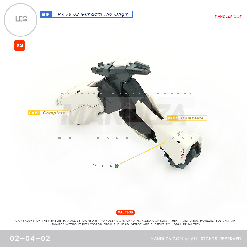 MG] RX78 The Origin LEG 02-04