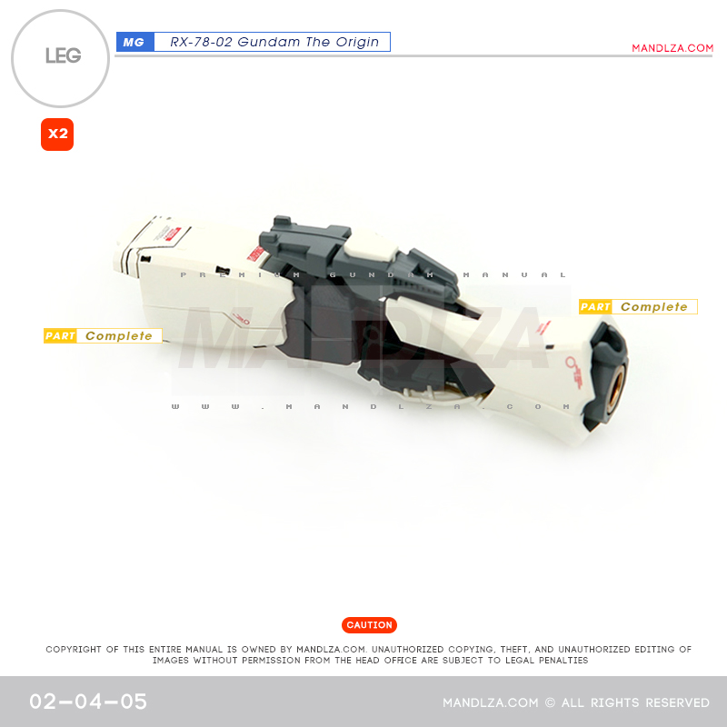 MG] RX78 The Origin LEG 02-04