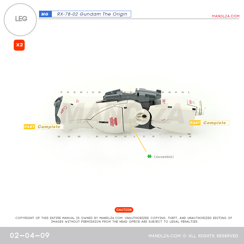 MG] RX78 The Origin LEG 02-04