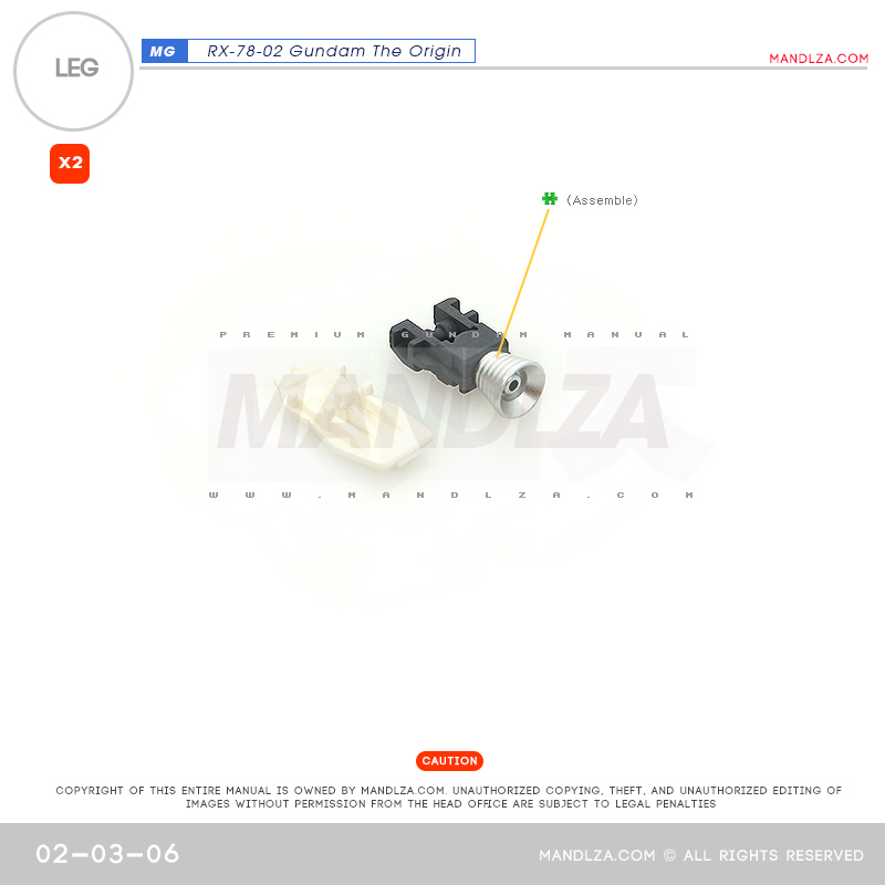 MG] RX78 The Origin LEG 02-03