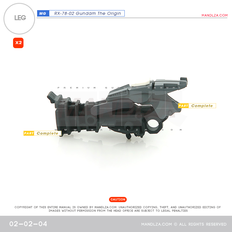 MG] RX78 The Origin LEG 02-02