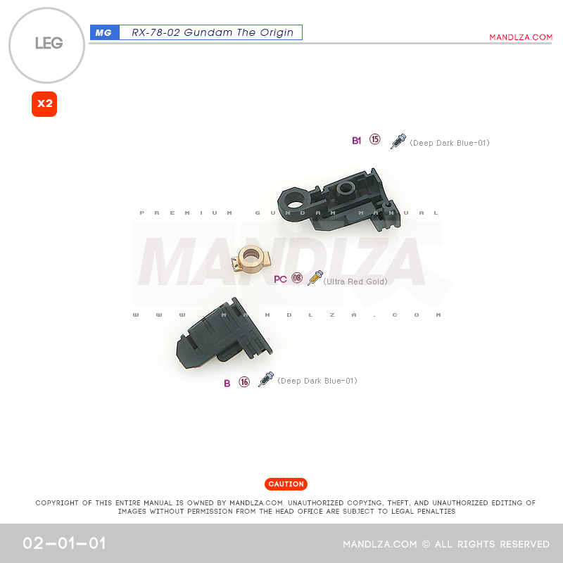 MG] RX78 The Origin LEG 02-01
