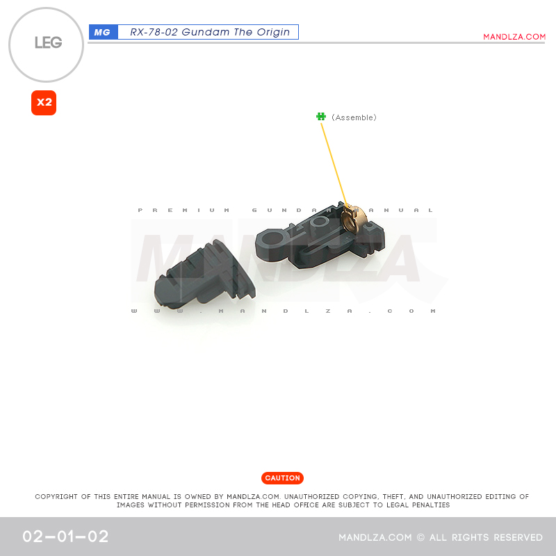 MG] RX78 The Origin LEG 02-01