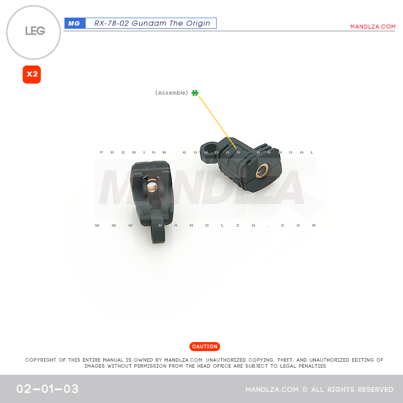 MG] RX78 The Origin LEG 02-01