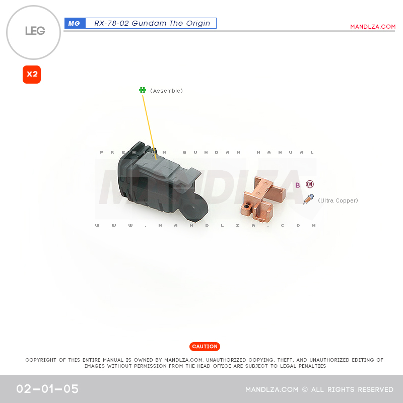 MG] RX78 The Origin LEG 02-01
