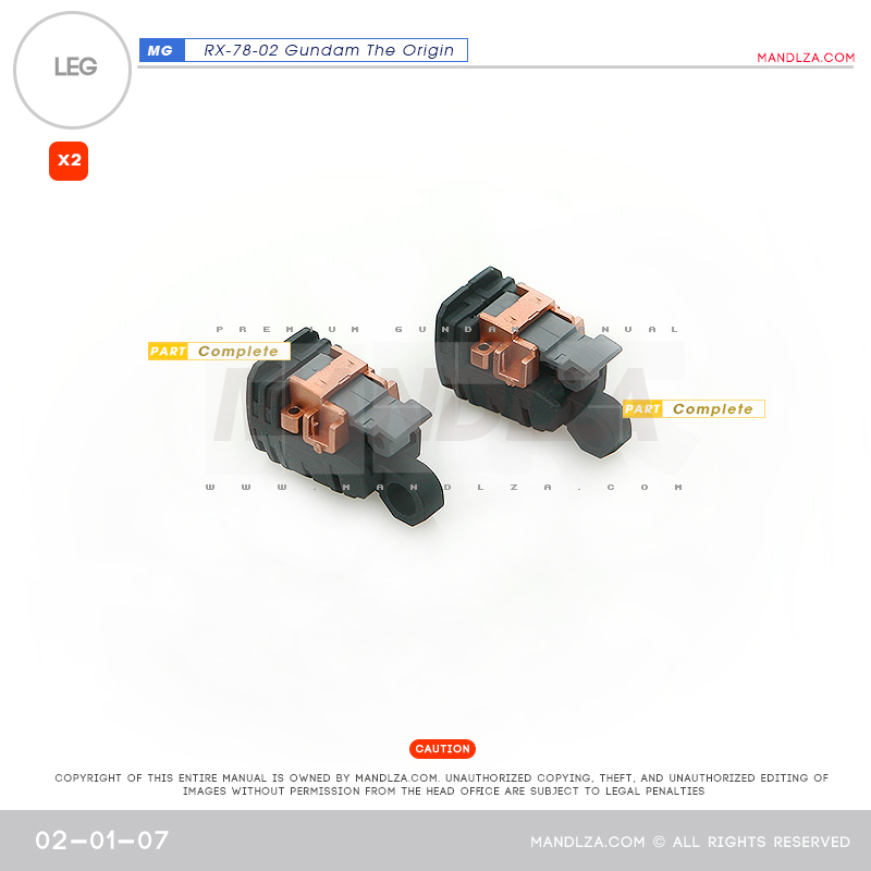 MG] RX78 The Origin LEG 02-01