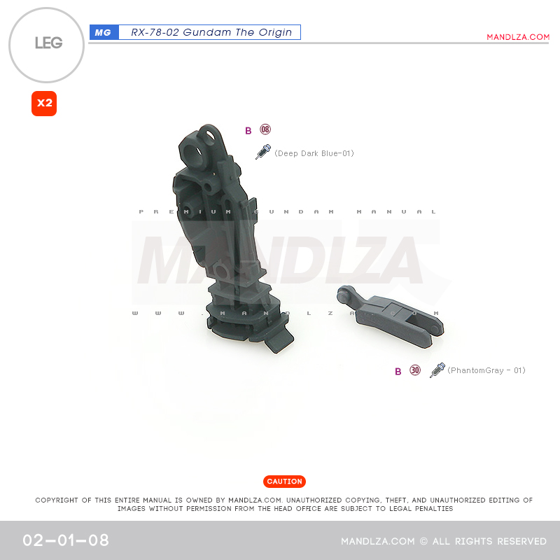 MG] RX78 The Origin LEG 02-01