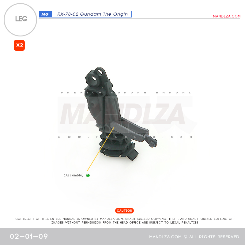 MG] RX78 The Origin LEG 02-01