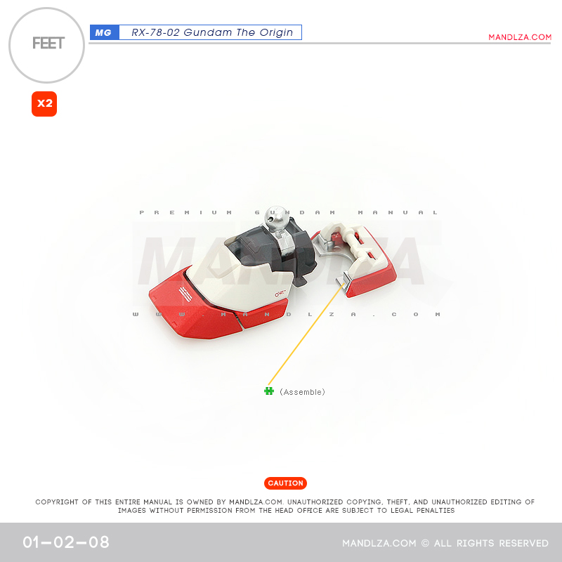 MG] RX78 The Origin FEET 01-02