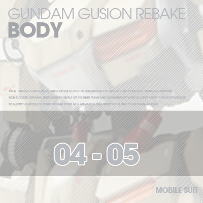 INJECTION] Gusion 1/100 BODY 04-05