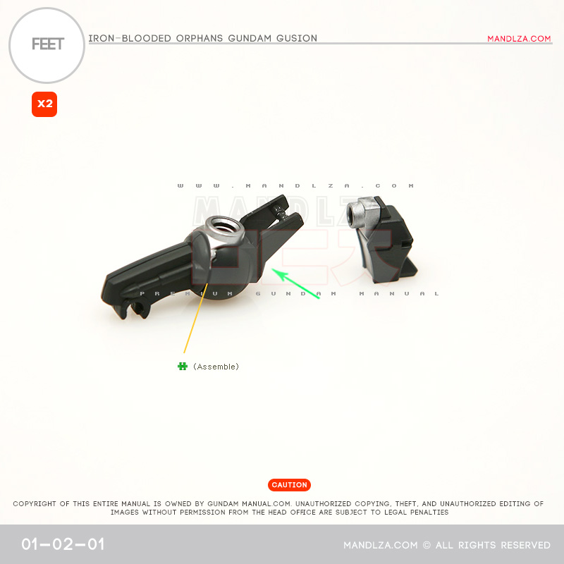 INJECTION] Gusion 1/100 FEET FRAME 01-02