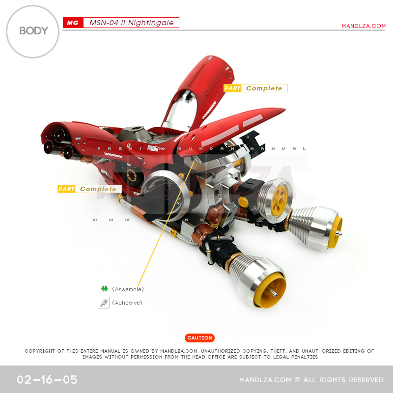 RE/100] MSN-04 NIGHTINGALE BUST BODY 02-16