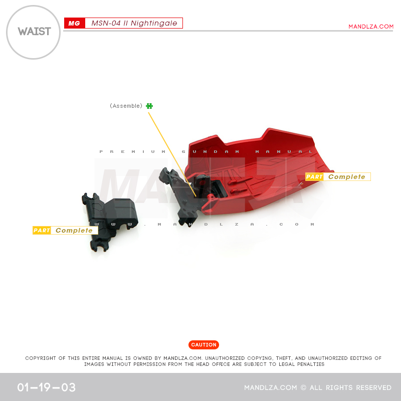 RE/100] MSN-04 NIGHTINGALE BUST WAIST 01-19