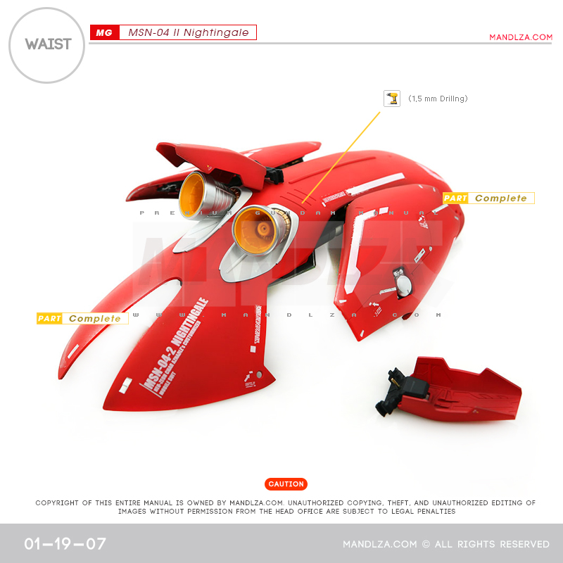 RE/100] MSN-04 NIGHTINGALE BUST WAIST 01-19