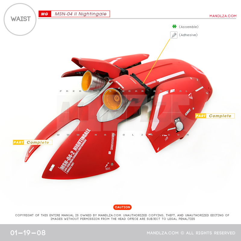 RE/100] MSN-04 NIGHTINGALE BUST WAIST 01-19