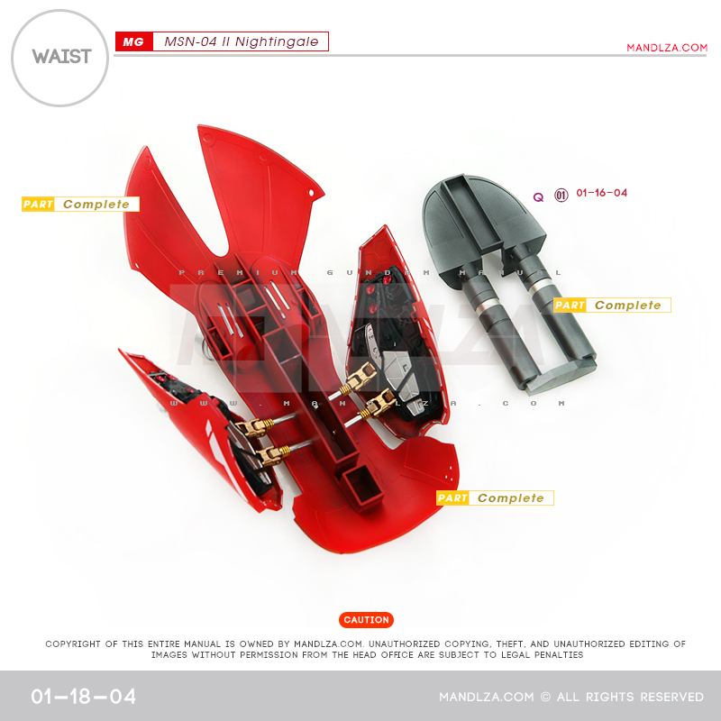 RE/100] MSN-04 NIGHTINGALE BUST WAIST 01-18