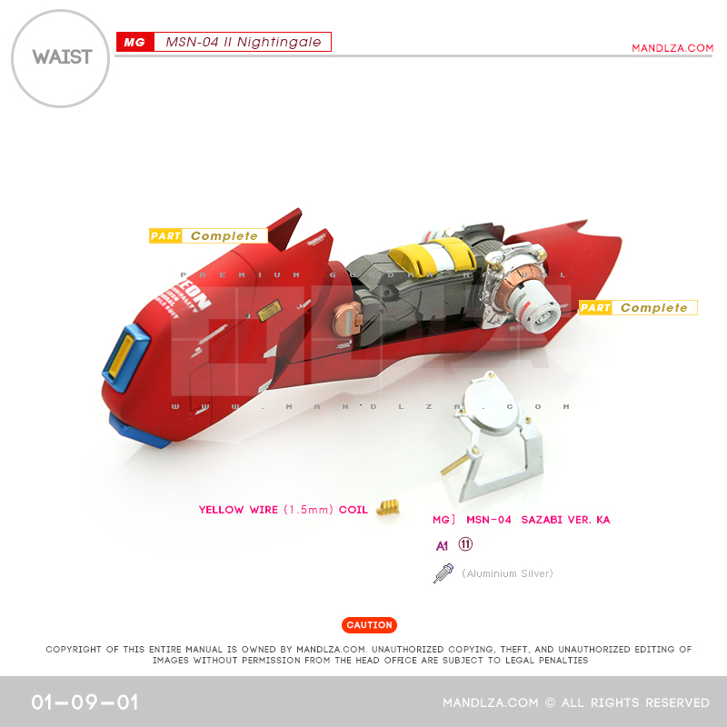 RE/100] MSN-04 NIGHTINGALE BUST WAIST 01-09