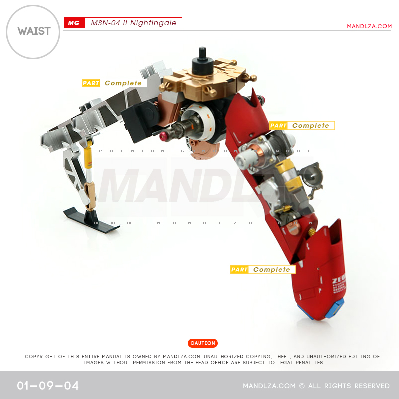 RE/100] MSN-04 NIGHTINGALE BUST WAIST 01-09