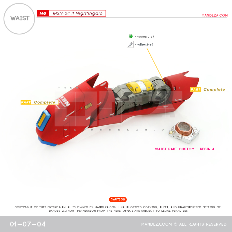 RE/100] MSN-04 NIGHTINGALE BUST WAIST 01-07