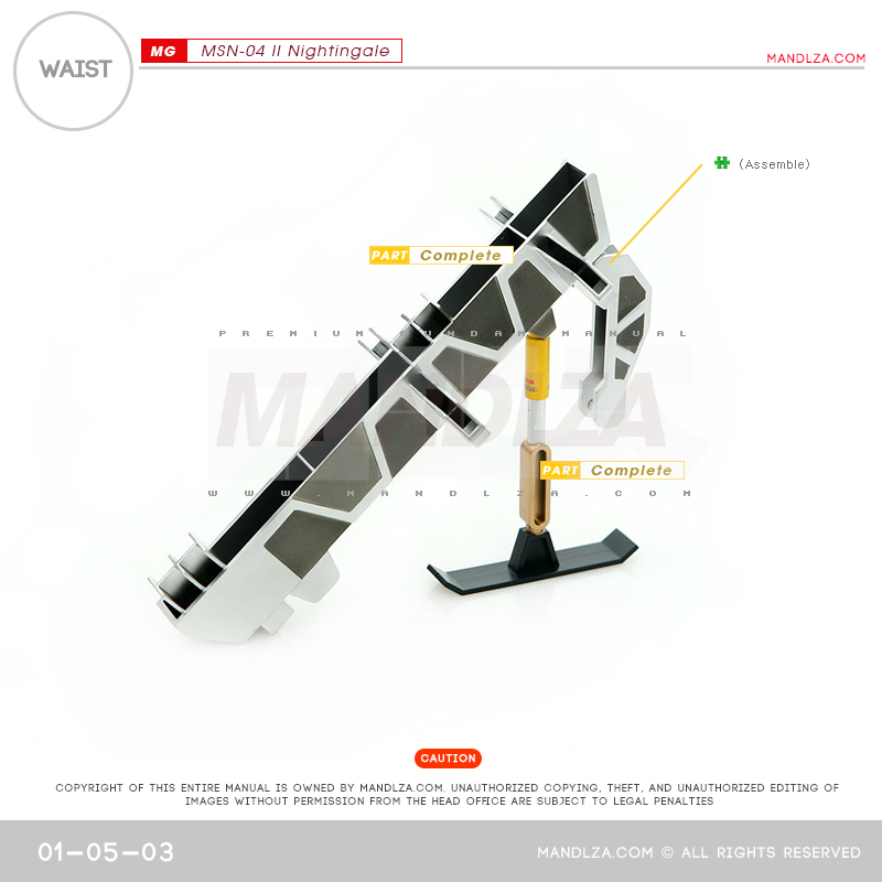 RE/100] MSN-04 NIGHTINGALE BUST WAIST 01-05