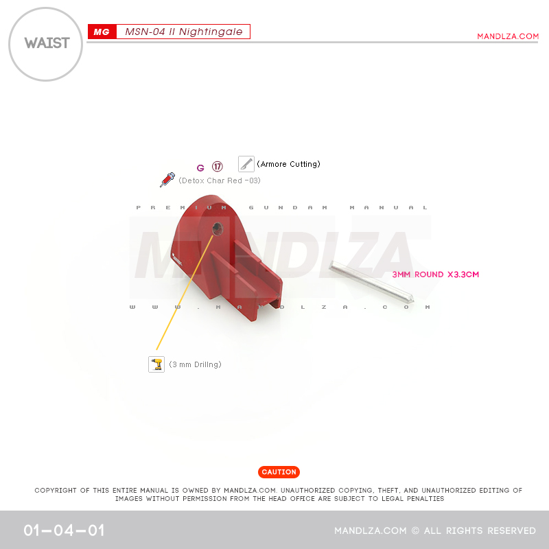 RE/100] MSN-04 NIGHTINGALE BUST WAIST 01-04