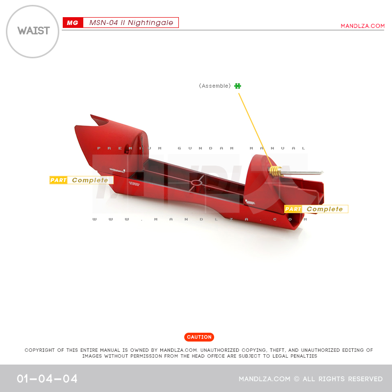 RE/100] MSN-04 NIGHTINGALE BUST WAIST 01-04