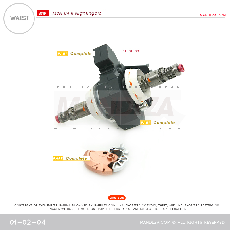 RE/100] MSN-04 NIGHTINGALE BUST WAIST 01-02