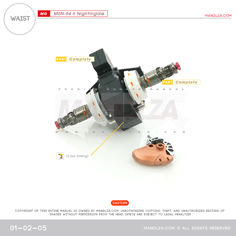 RE/100] MSN-04 NIGHTINGALE BUST WAIST 01-02