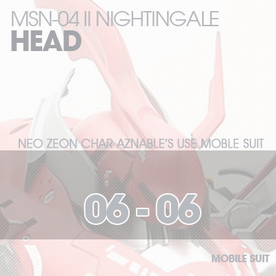 RE/100] MSN-04 NIGHTINGALE HEAD 06-06