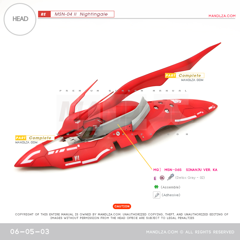 RE/100] MSN-04 NIGHTINGALE HEAD 06-05