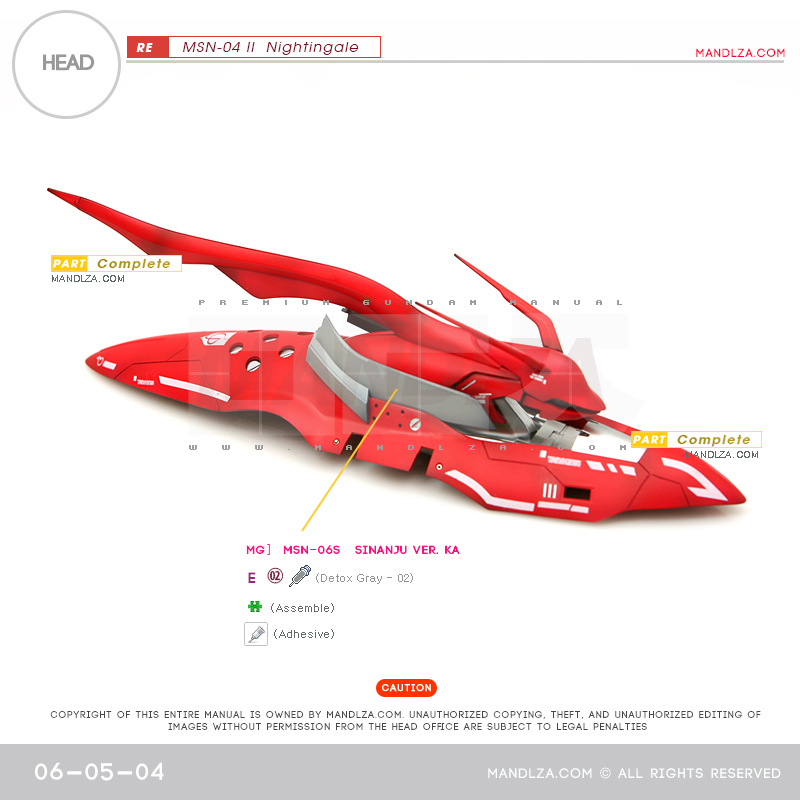 RE/100] MSN-04 NIGHTINGALE HEAD 06-05