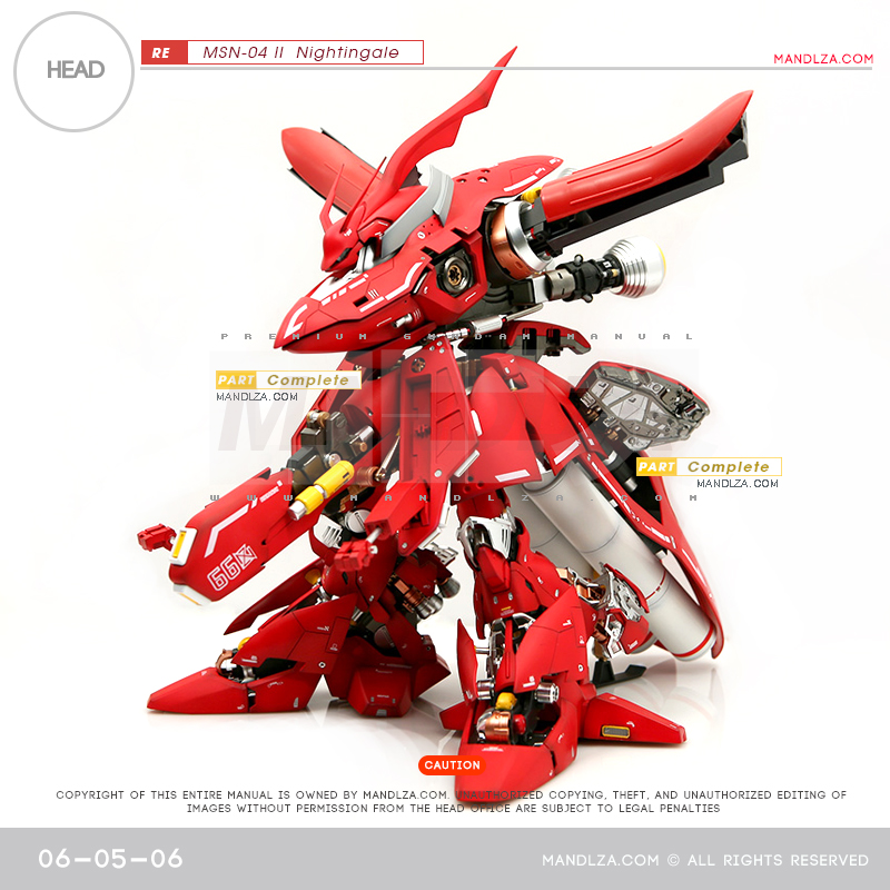 RE/100] MSN-04 NIGHTINGALE HEAD 06-05