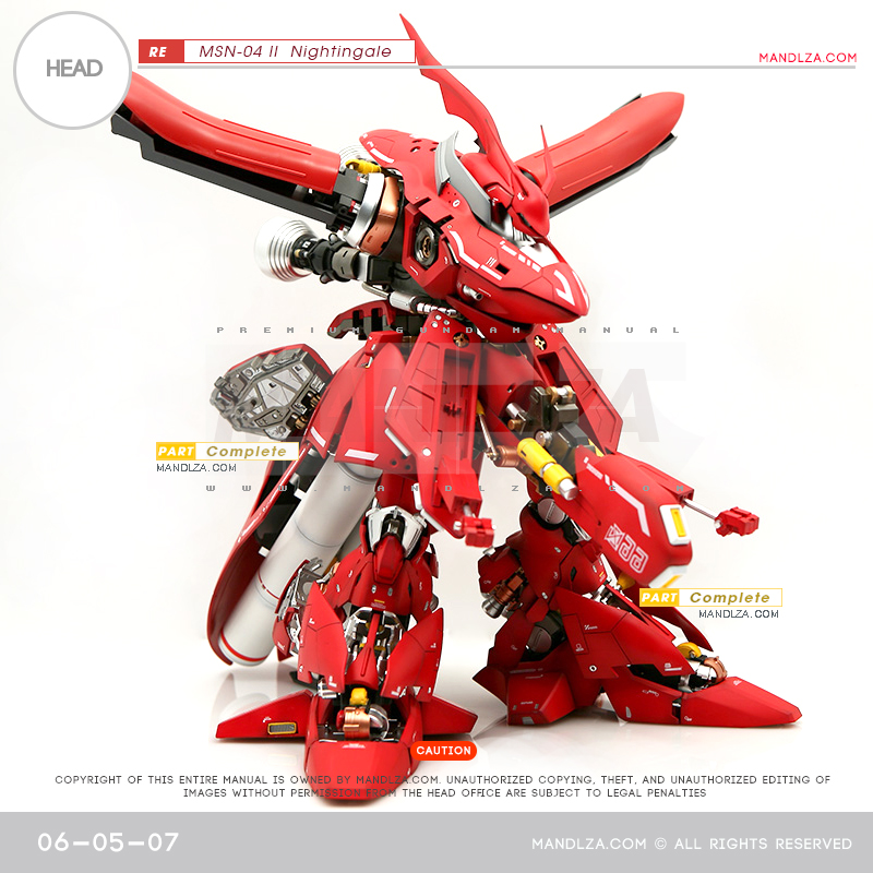 RE/100] MSN-04 NIGHTINGALE HEAD 06-05