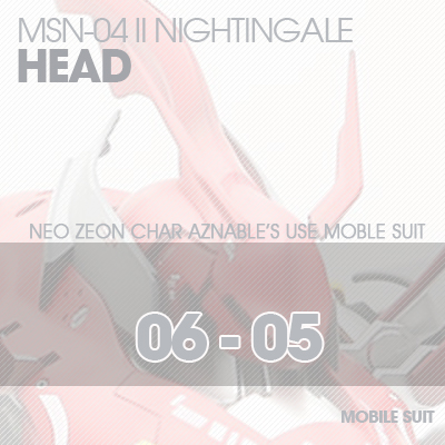 RE/100] MSN-04 NIGHTINGALE HEAD 06-05