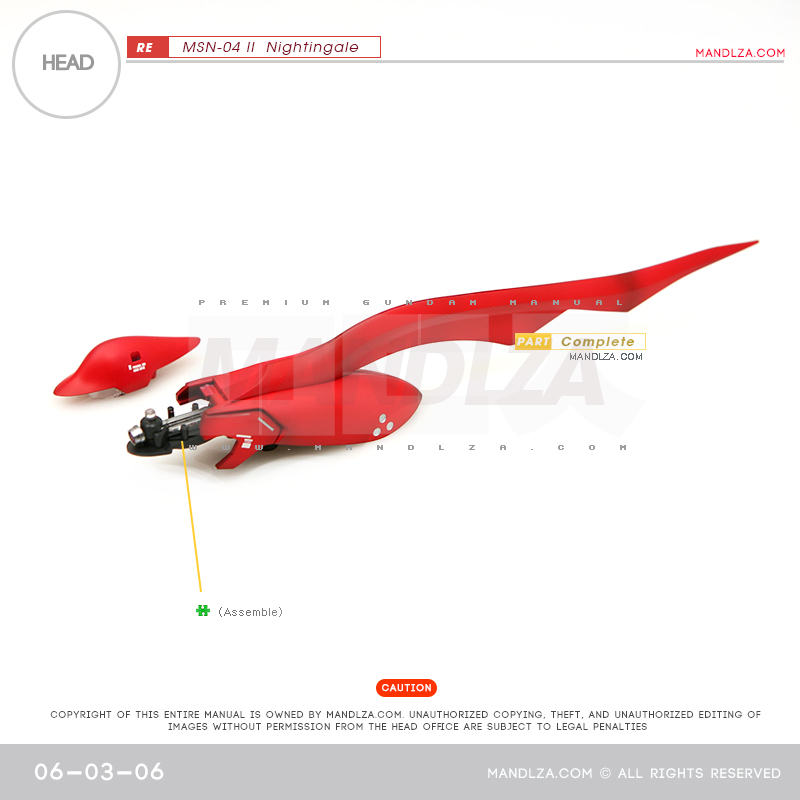 RE/100] MSN-04 NIGHTINGALE HEAD 06-03