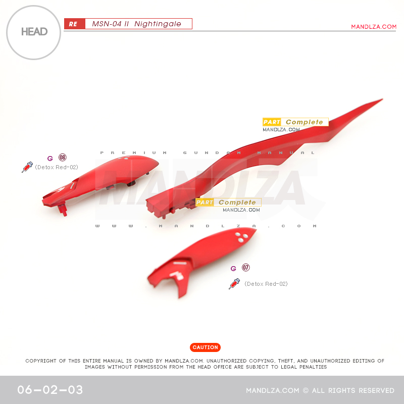 RE/100] MSN-04 NIGHTINGALE HEAD 06-02