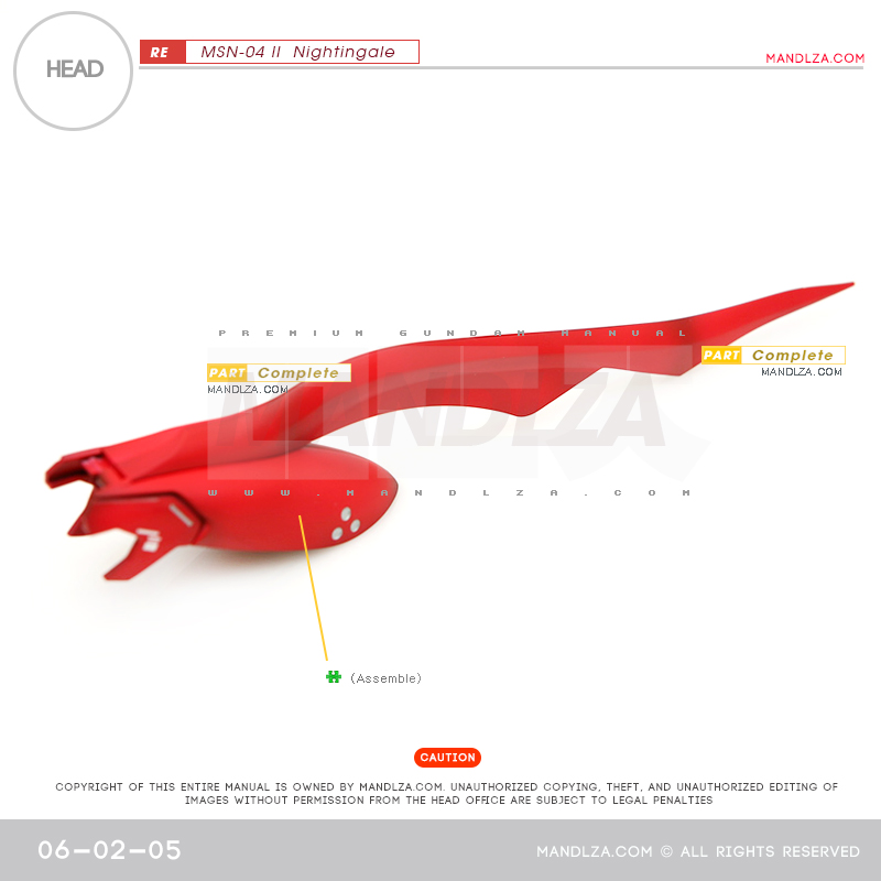 RE/100] MSN-04 NIGHTINGALE HEAD 06-02