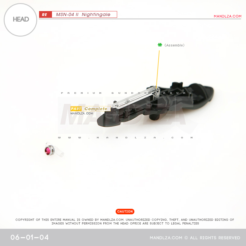 RE/100] MSN-04 NIGHTINGALE HEAD 06-01